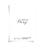 Hallo April | Folien-Pergament-Halbbrief