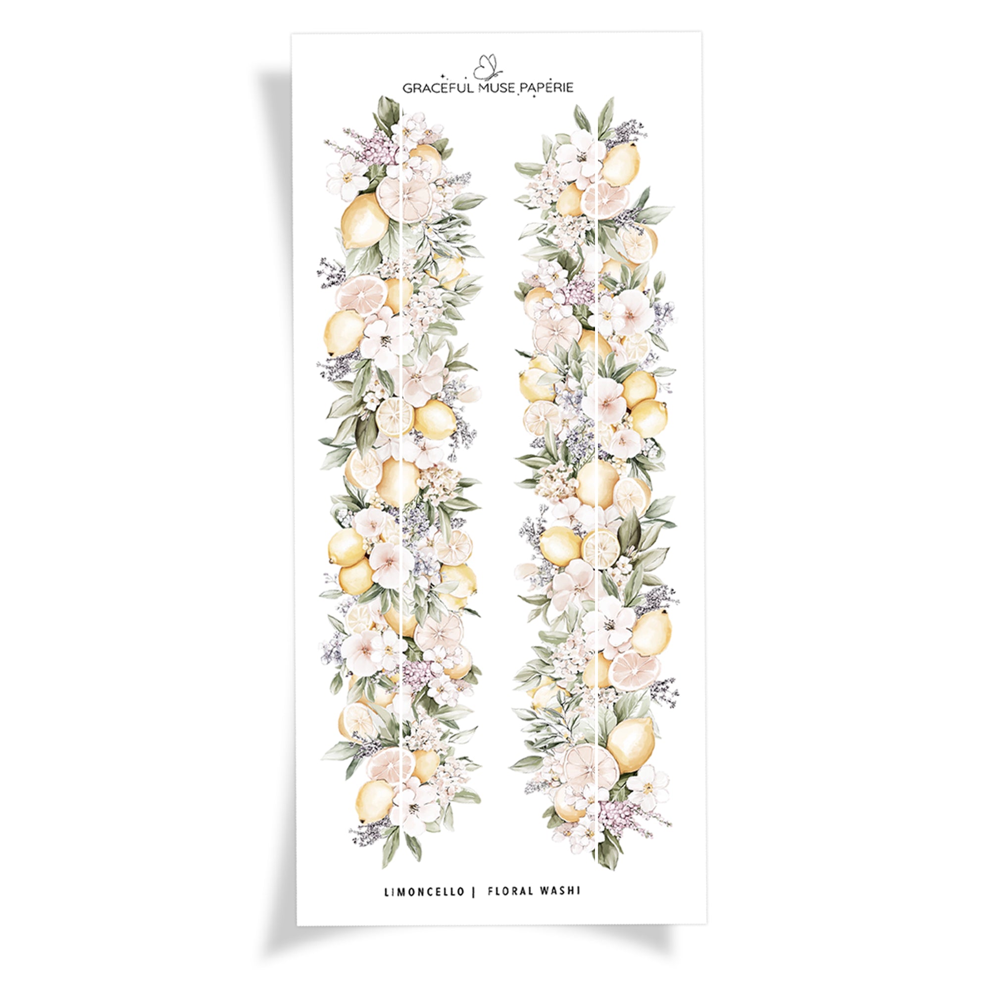 Floral Washi -  Limoncello