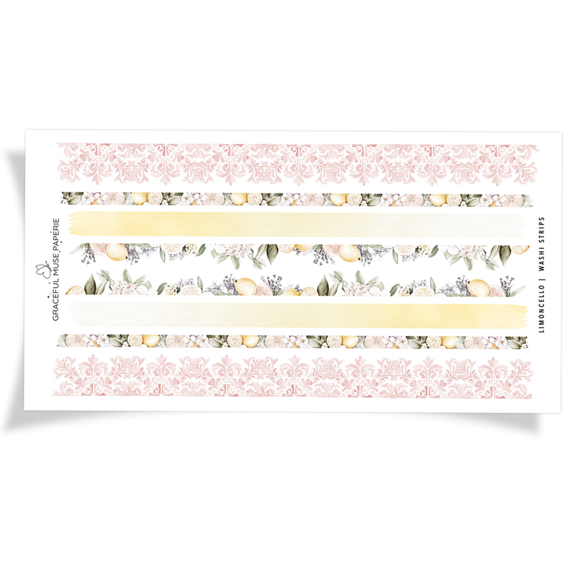 Torn Washi -  Limoncello