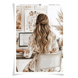 Fall Girl 01 | Dashboard Stickers | 076