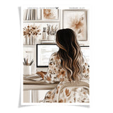 Fall Girl 02 | Dashboard Stickers | 077