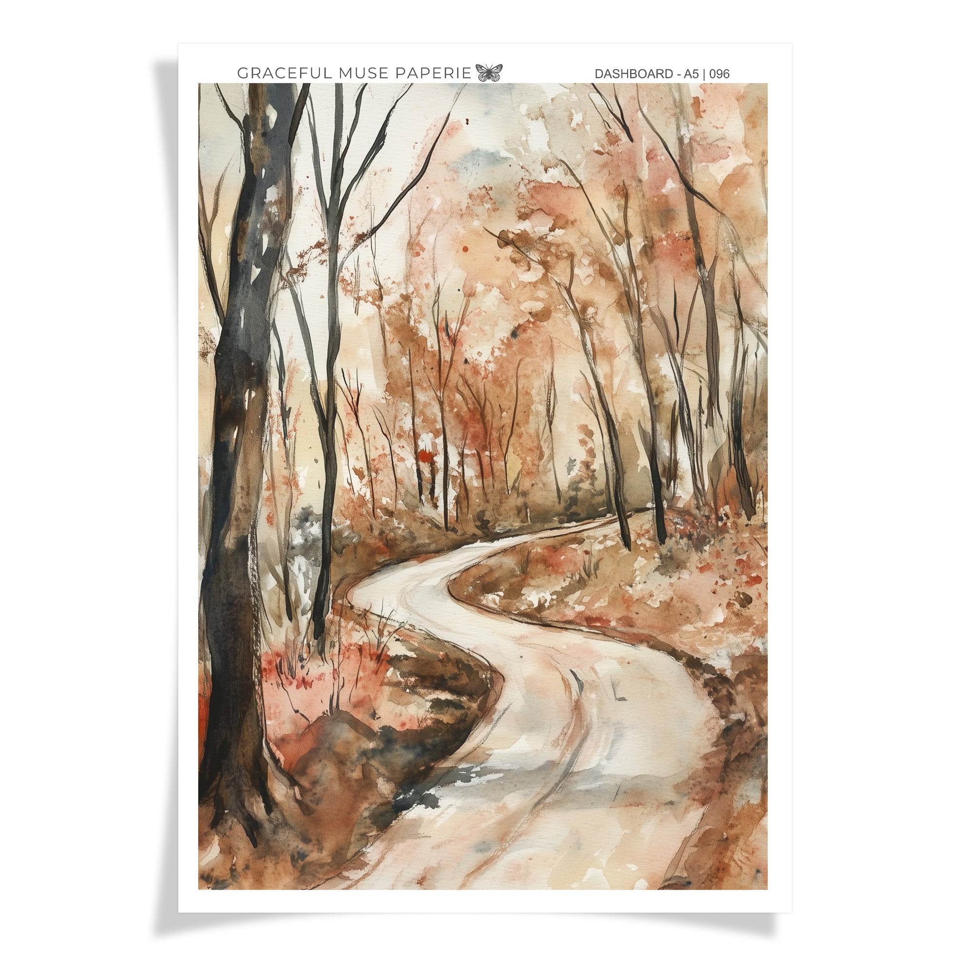 Herbststraße 01 | Armaturenbrettaufkleber | 096