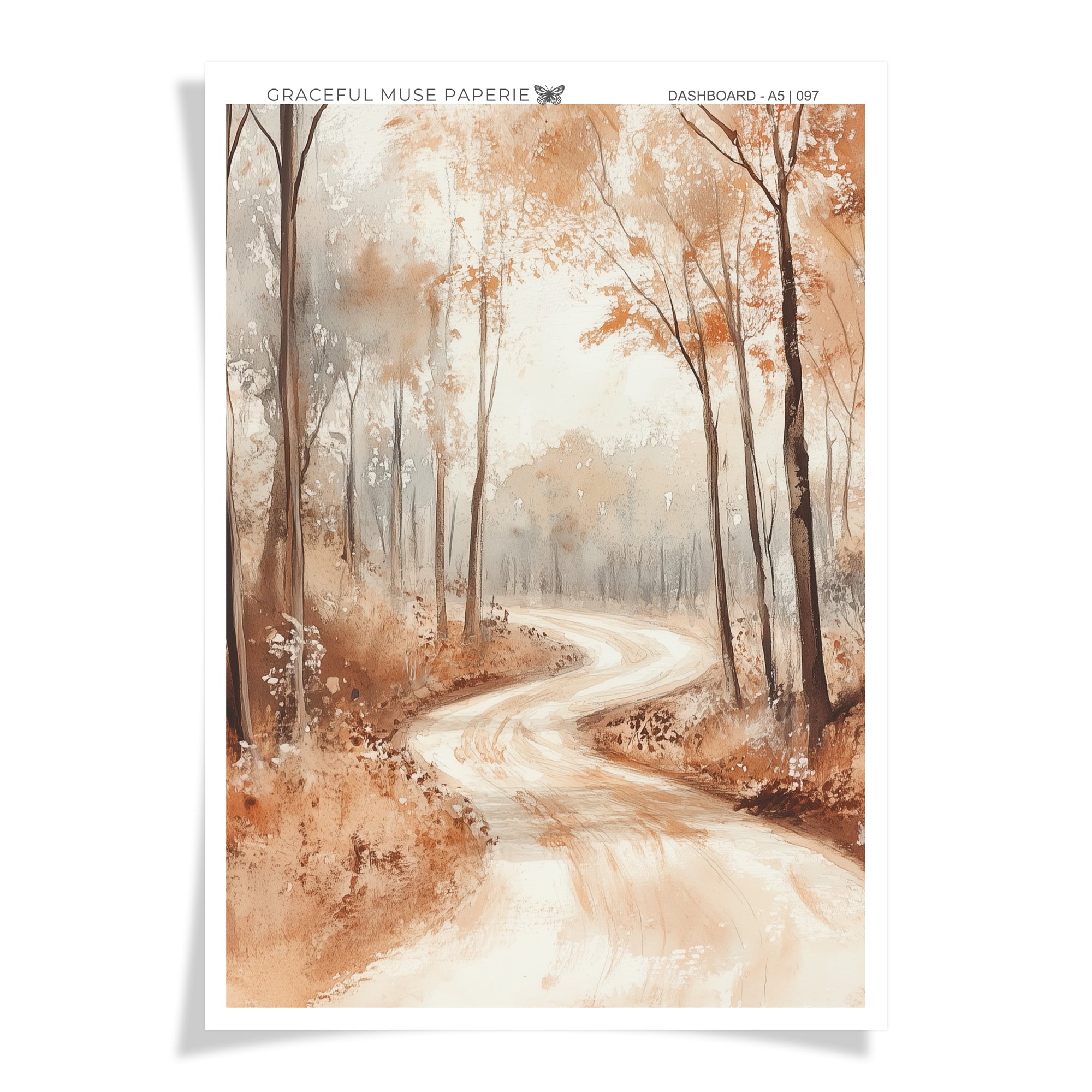 Herbststraße 02 | Armaturenbrettaufkleber | 097