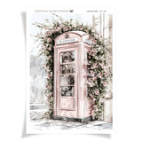 Dusty Pink Phone Booth | Dashboard Stickers | 102