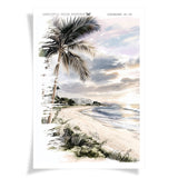 Palm Tree Sunset | Dashboard Stickers | 103