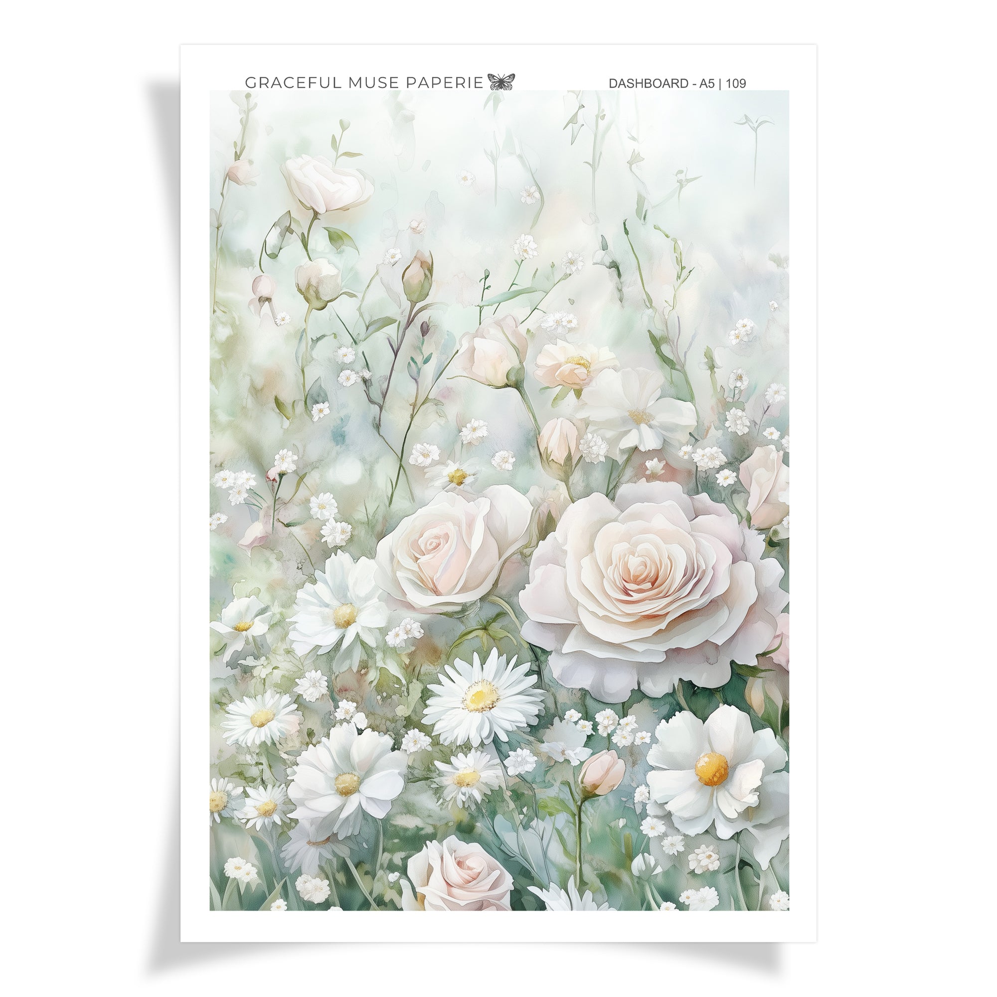 Floral Haze 1 | Dashboard Stickers | 109