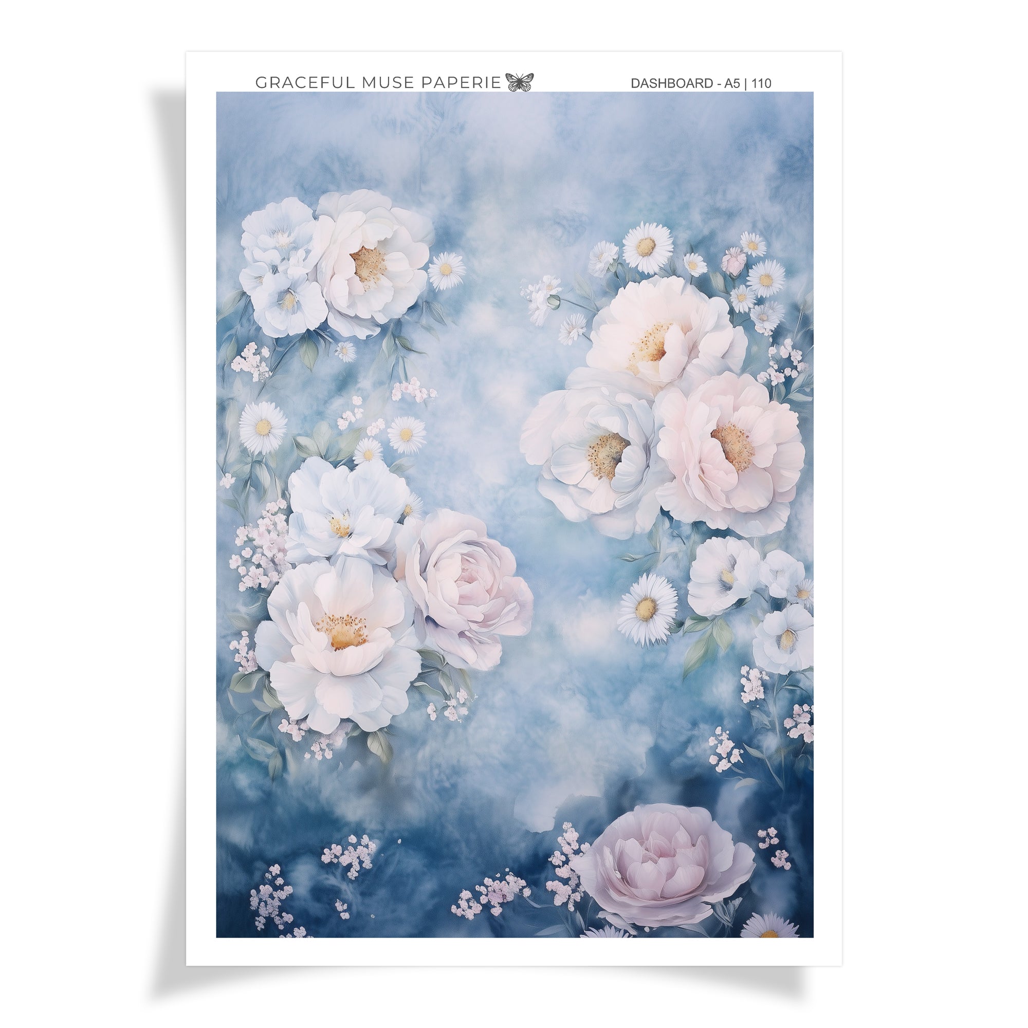 Floral Haze 2 | Dashboard Stickers | 110