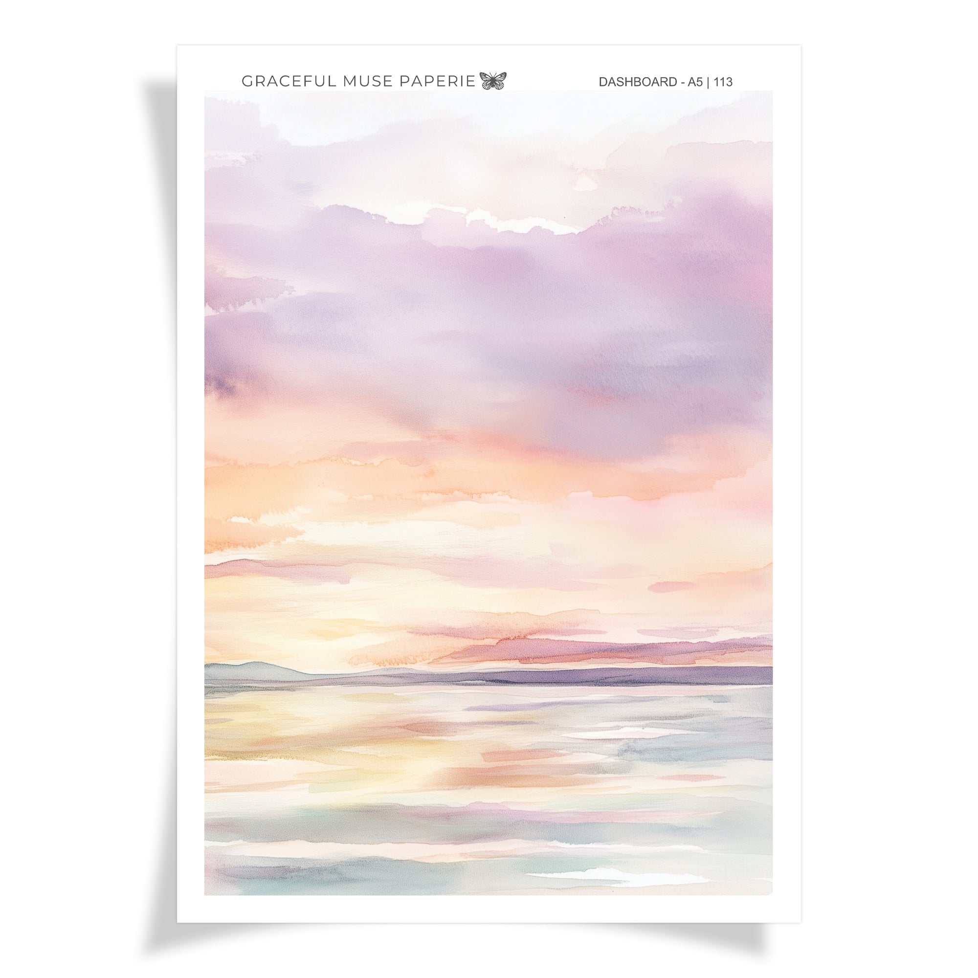 Summer Sunset | Dashboard Stickers | 113