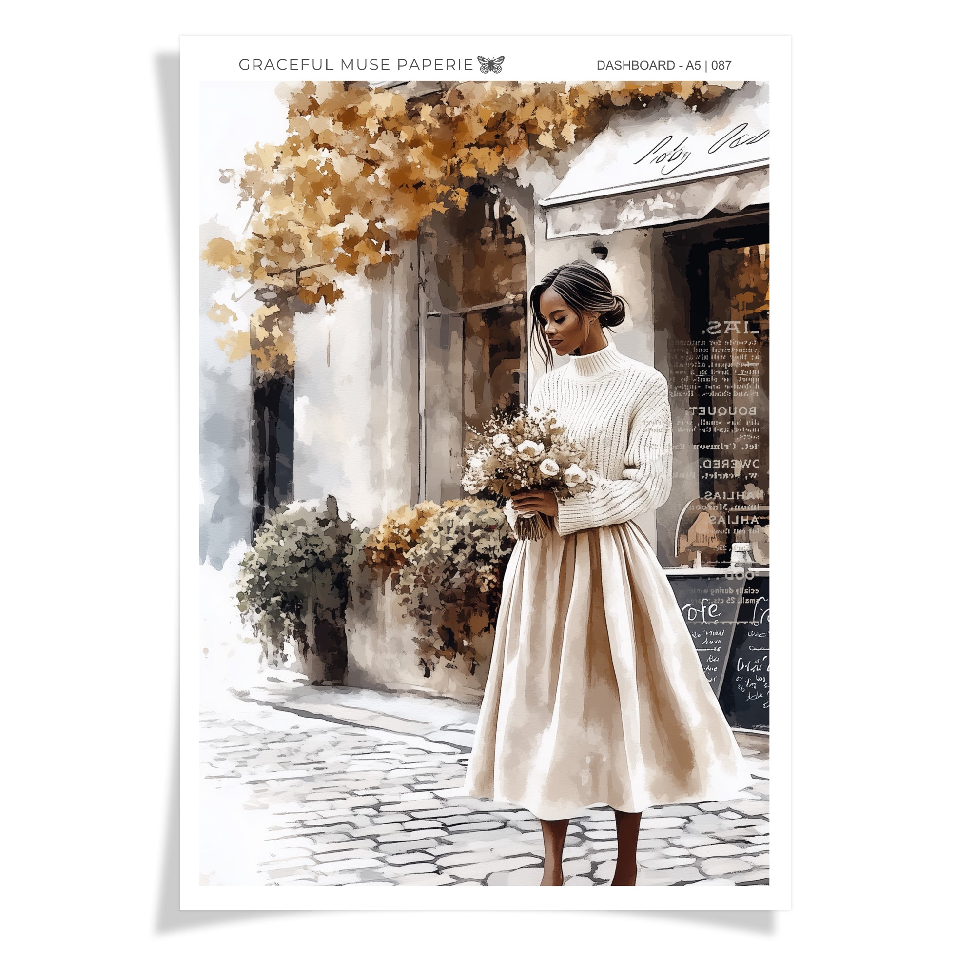 Fall Girl 07 | Dashboard Stickers | 087