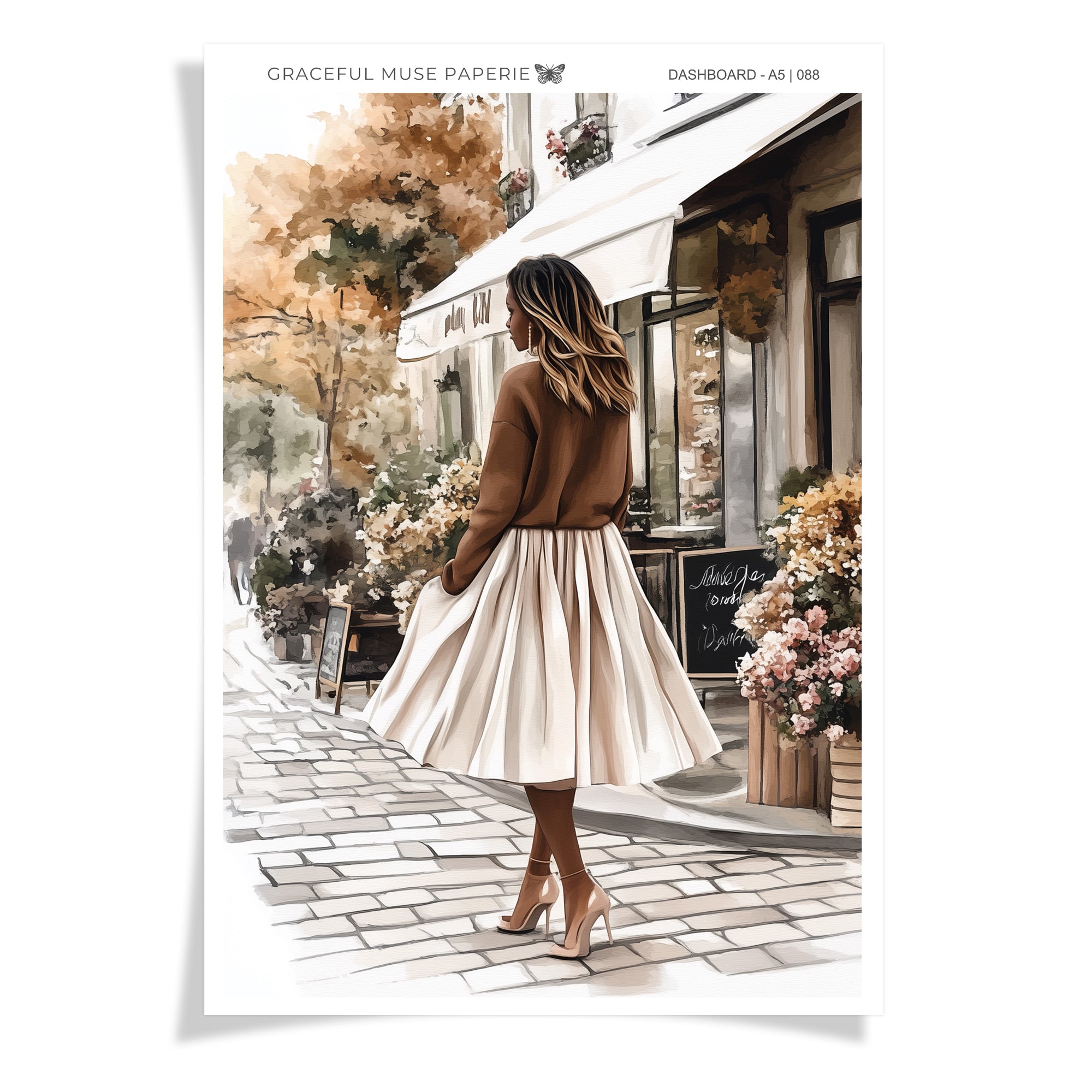 Fall Girl 08 | Dashboard Stickers | 088