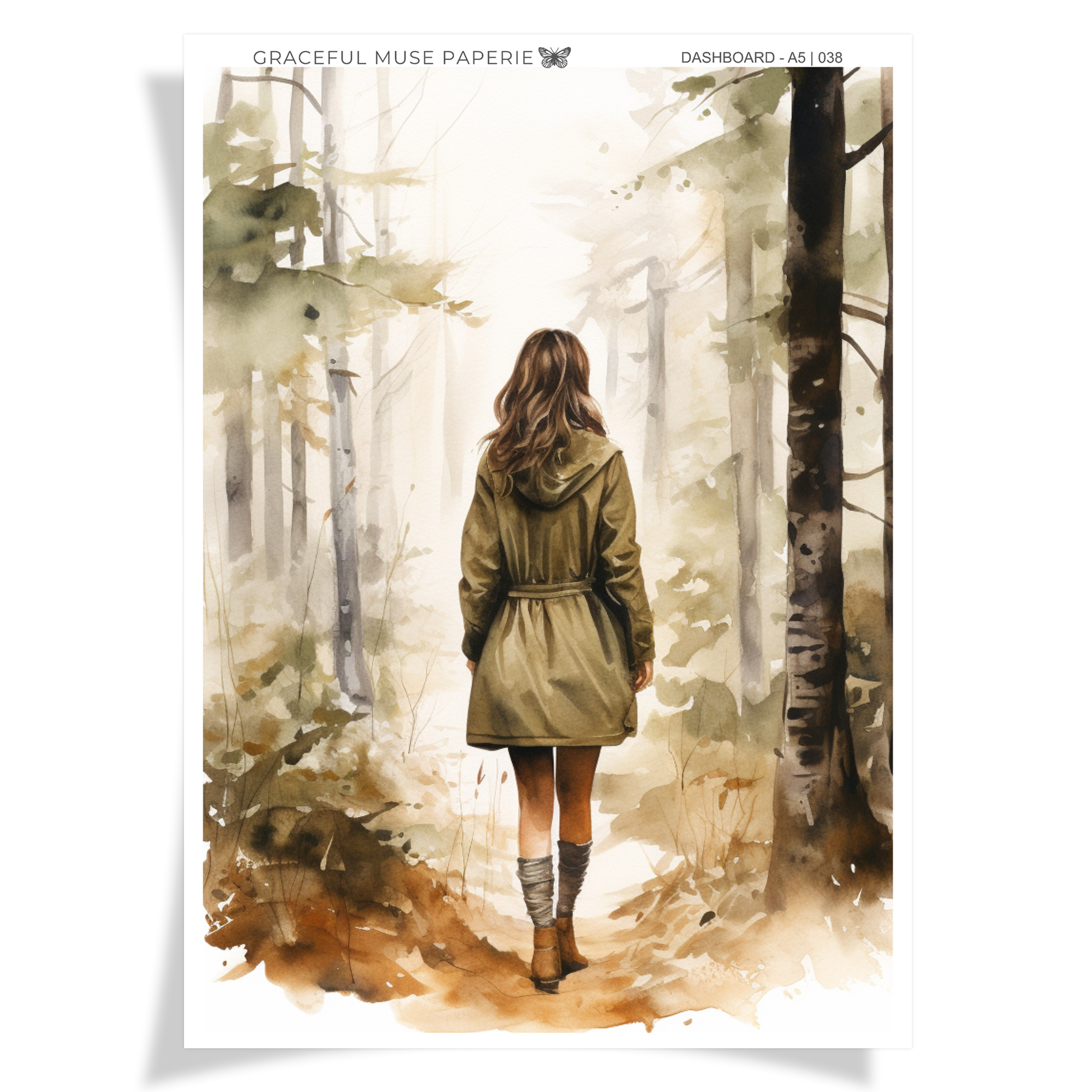 Ein Herbsttag 2 | Armaturenbrettaufkleber | 038