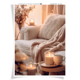 White Sofa | Dashboard Stickers | 042