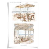 Große Illustrationen - Am Meer | Journaling-Kollektion