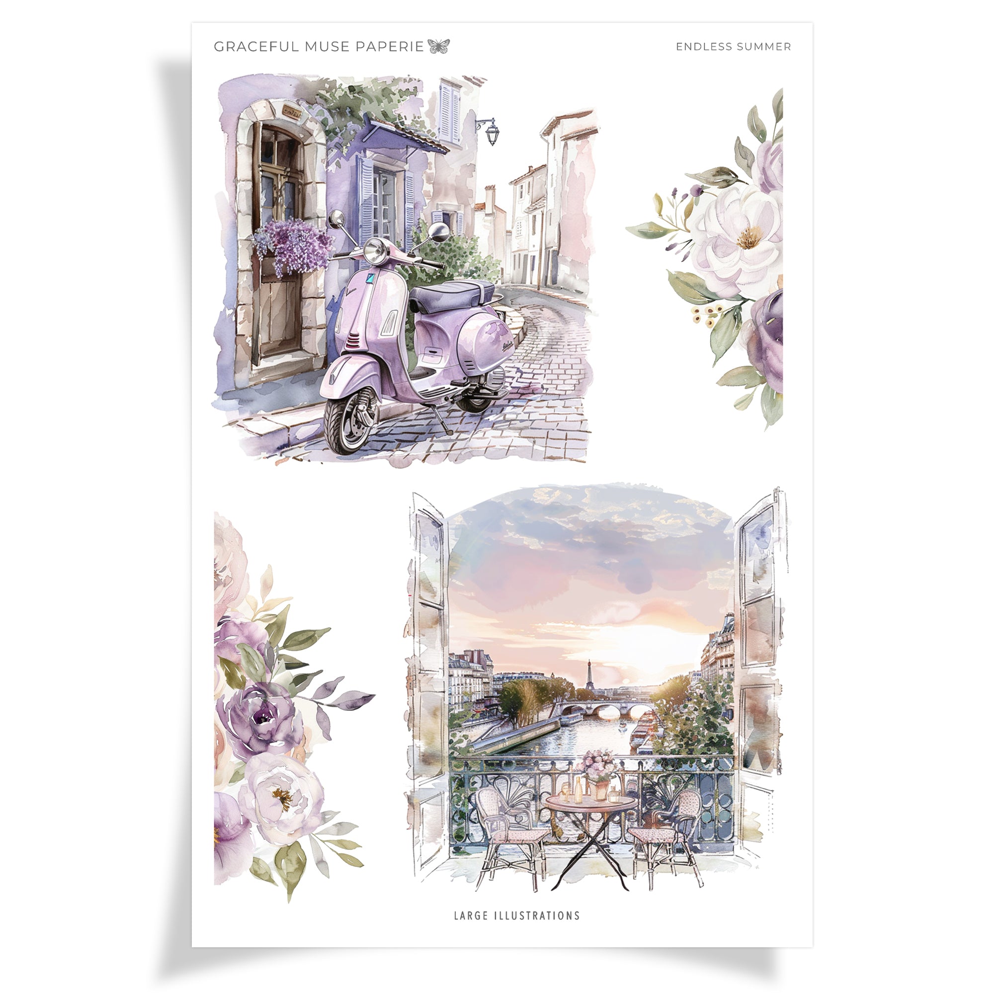 Large Illustrations  - Endless Summer