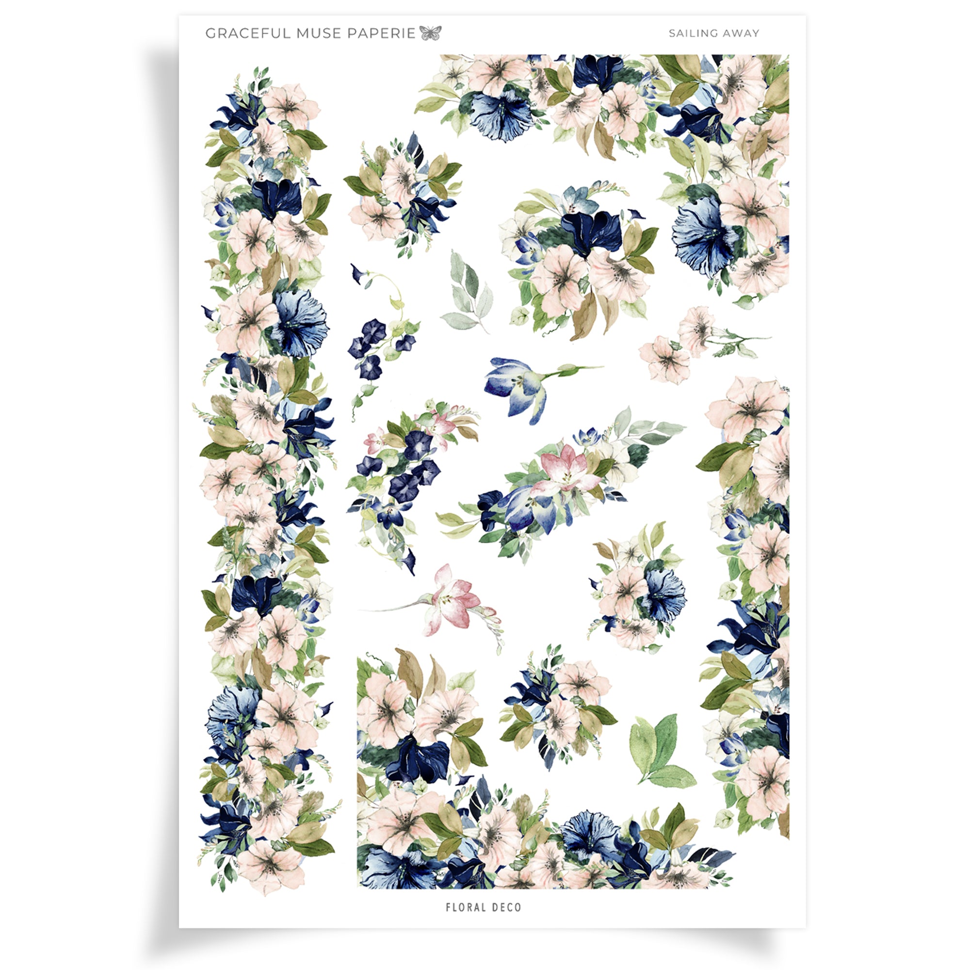 Floral Deco - Sailing Away