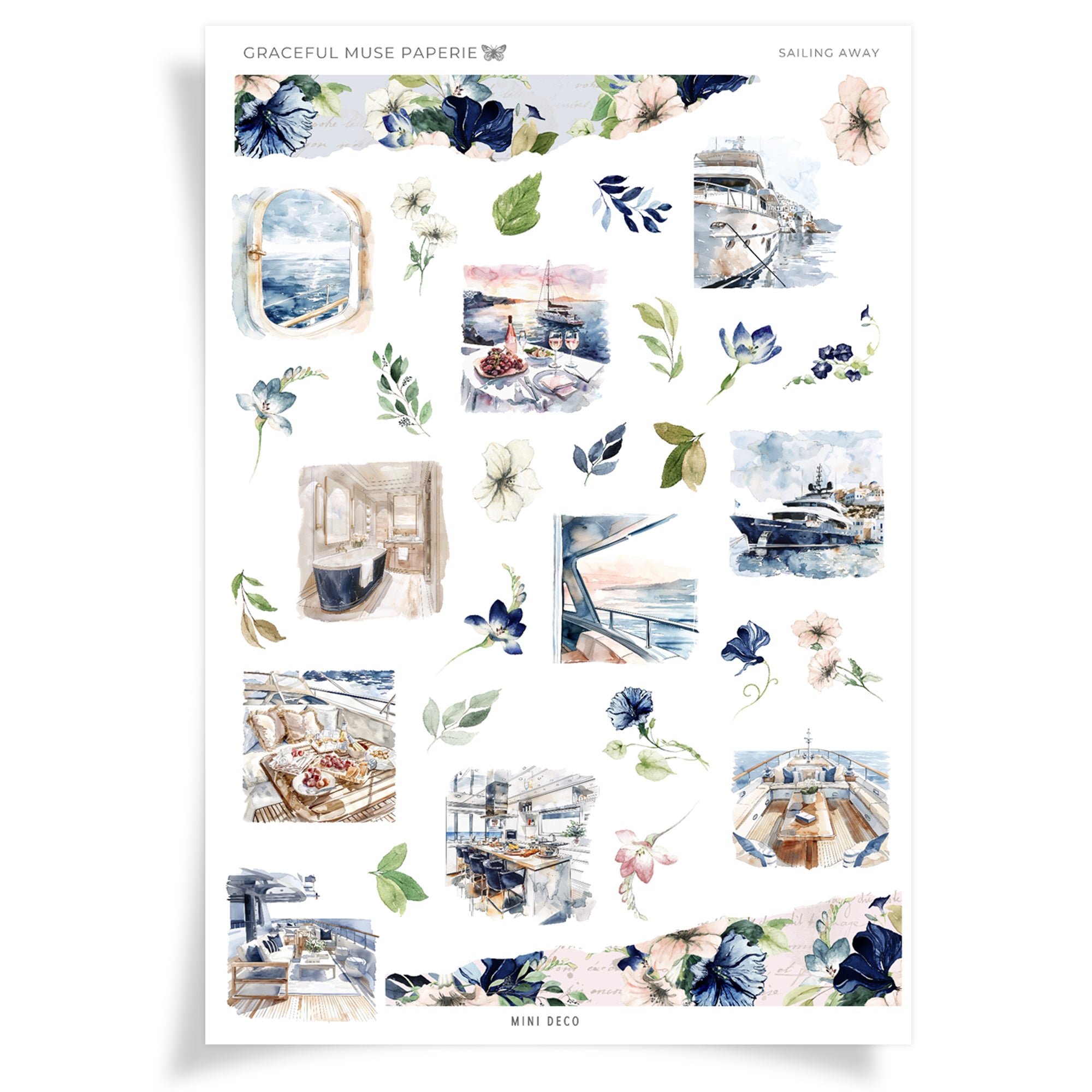 Mini Deco - Sailing Away