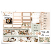 Caffeinated Moments | FOILED Hobonichi Cousin Weekly Sticker Kit