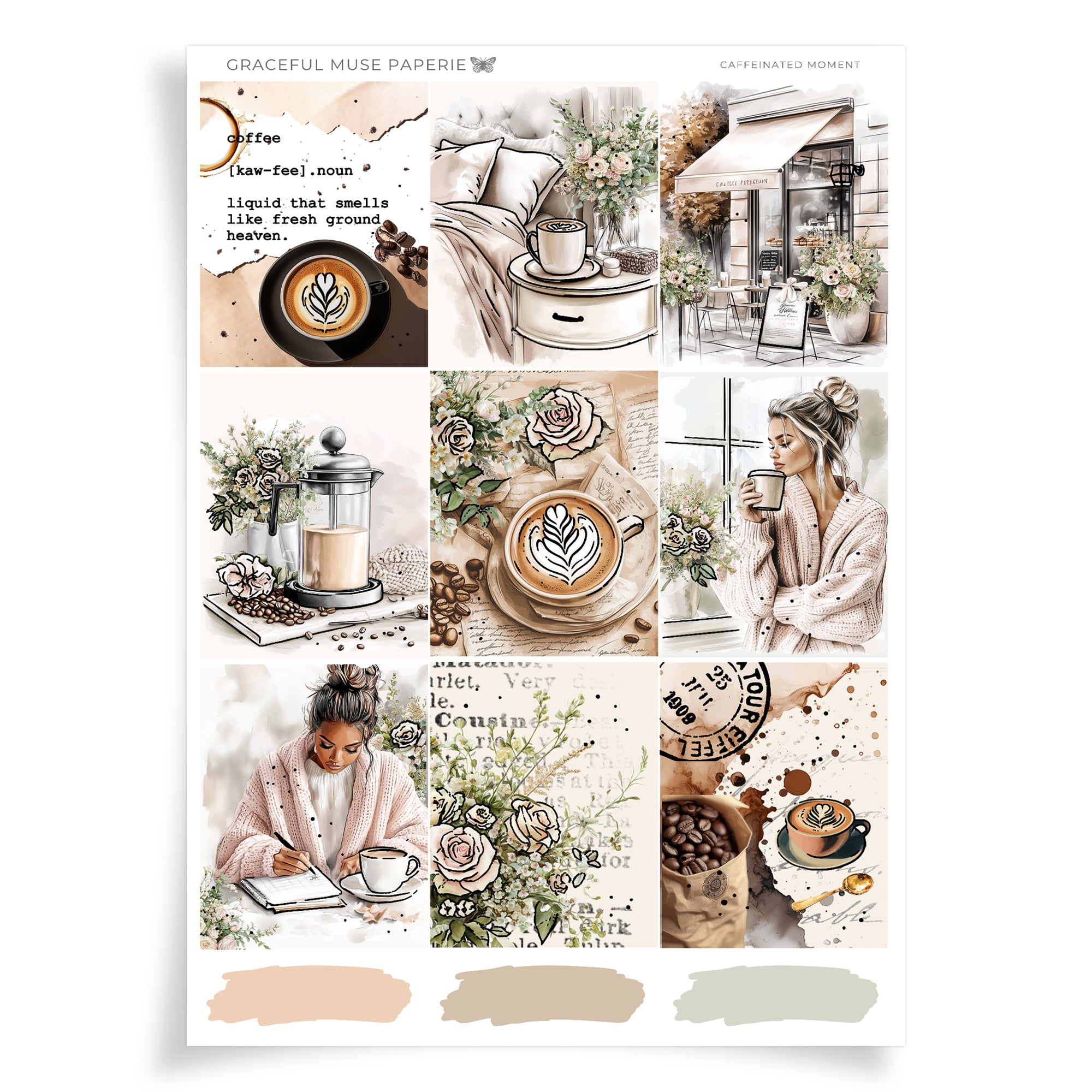 Caffeinated Moments  | Gold Foil | SV Kit