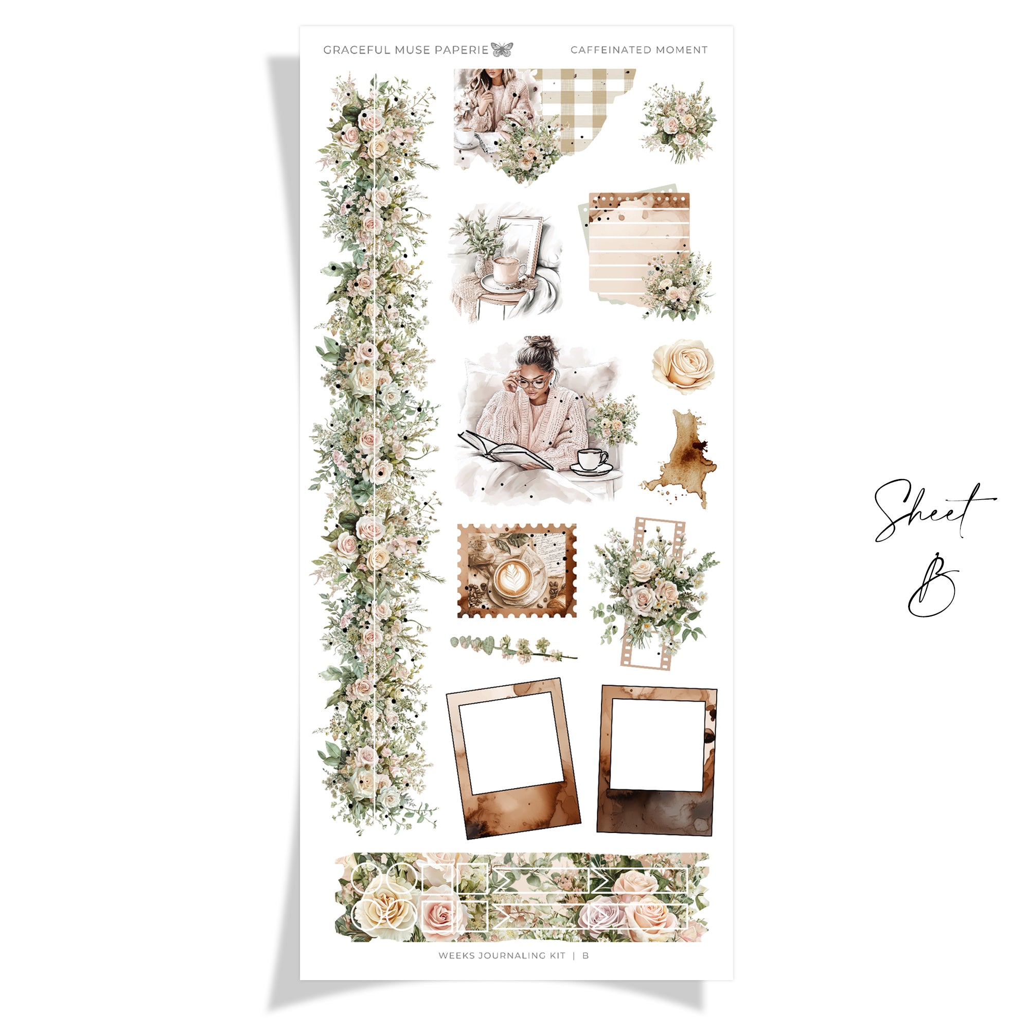 Caffeinated Moments  | WEEKS Journaling Kit - FOILED