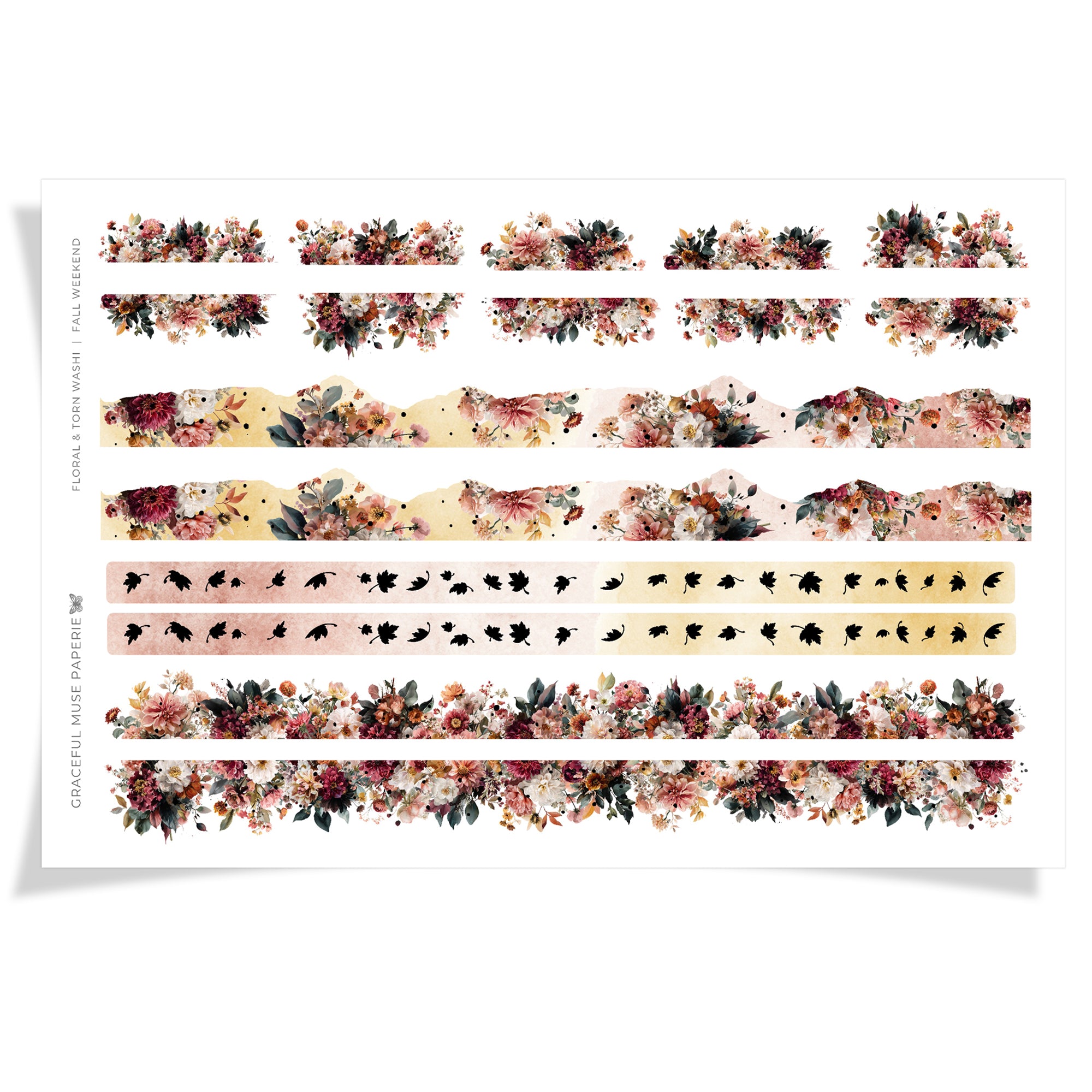 Fall Weekend | Washi Add On FTW - FOILED