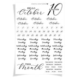 October Scripts | Fall Weekend