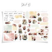 Fall Weekend | FOILED Hobonichi Cousin Weekly Sticker Kit