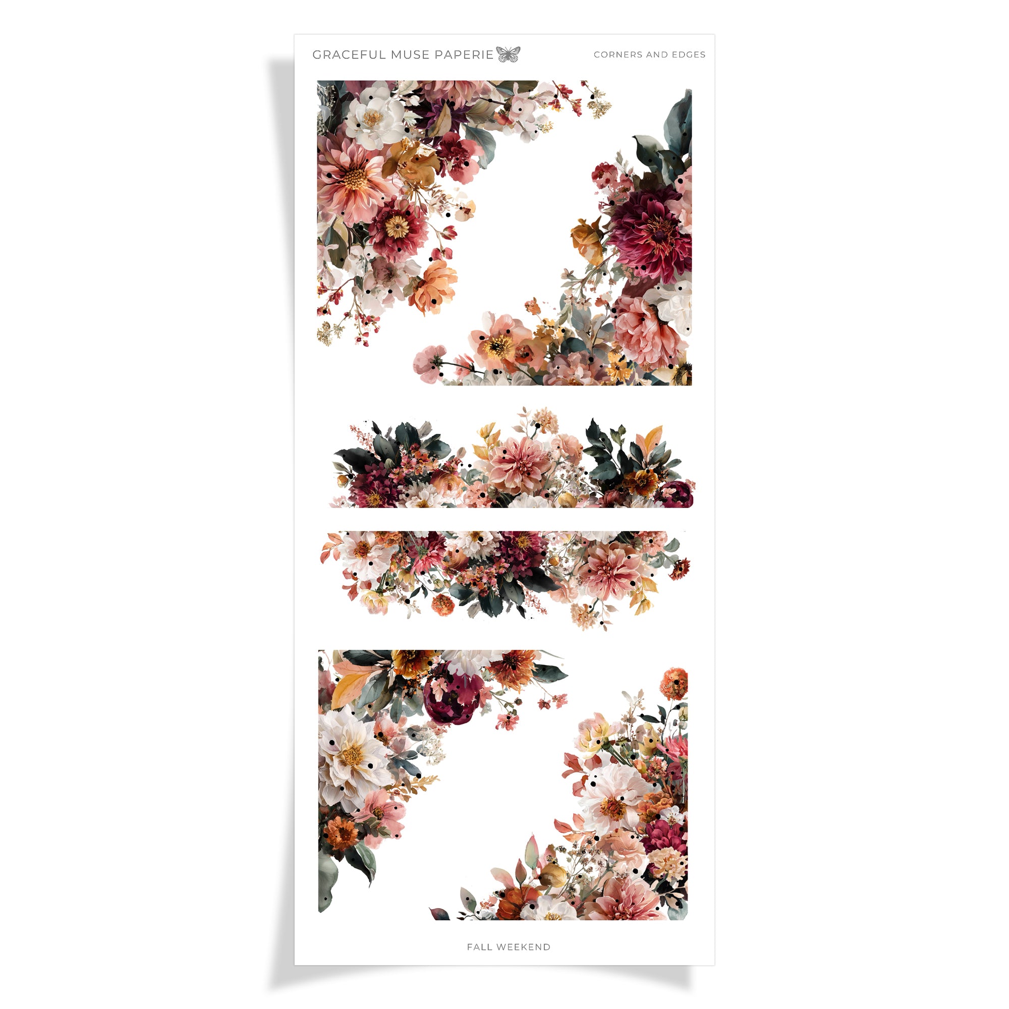 Fall Weekend  | WEEKS Corners and Edges - FOILED