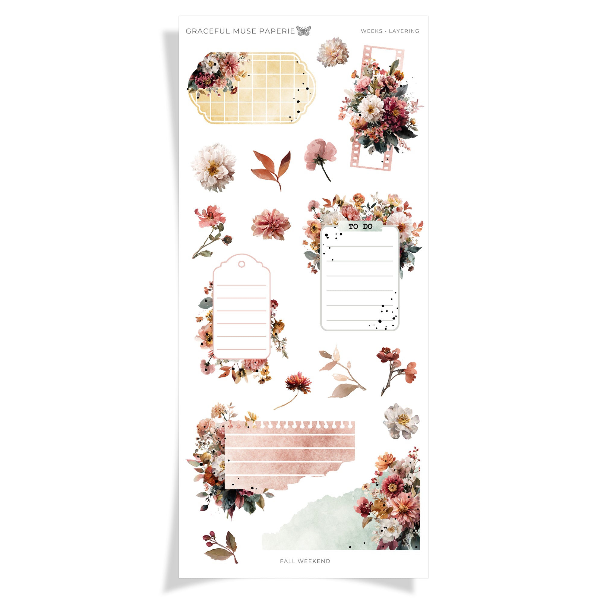 Fall Weekend  | WEEKS Layered Shapes - FOILED