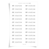 AM Routine | Mini Scripts | MS022 | Classic