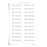 PM rutiini | Mini Scripts | MS023 | Klassinen