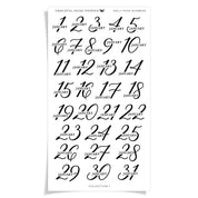 Daily Page Numbers - Collection No.1