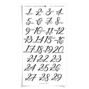 Daily Page Numbers - Collection No.1