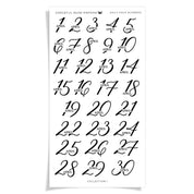 Daily Page Numbers - Collection No.1