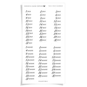 Daily Page Numbers - Collection No.2