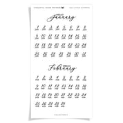 Daily Page Numbers - Collection No.3