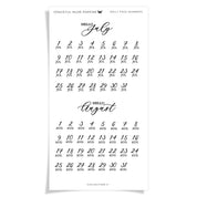 Daily Page Numbers - Collection No.3