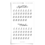 Daily Page Numbers - Collection No.3