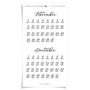 Daily Page Numbers - Collection No.3