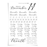 November Scripts | Winter Garden