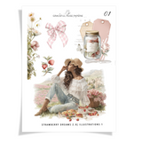Strawberry Dreams 2.0 | 01 | Illustrations 1