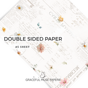 Sundays in Bloom - FOILED Double Sided Paper