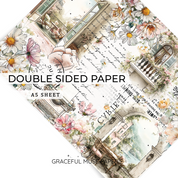 Sundays in Bloom - FOILED Double Sided Paper