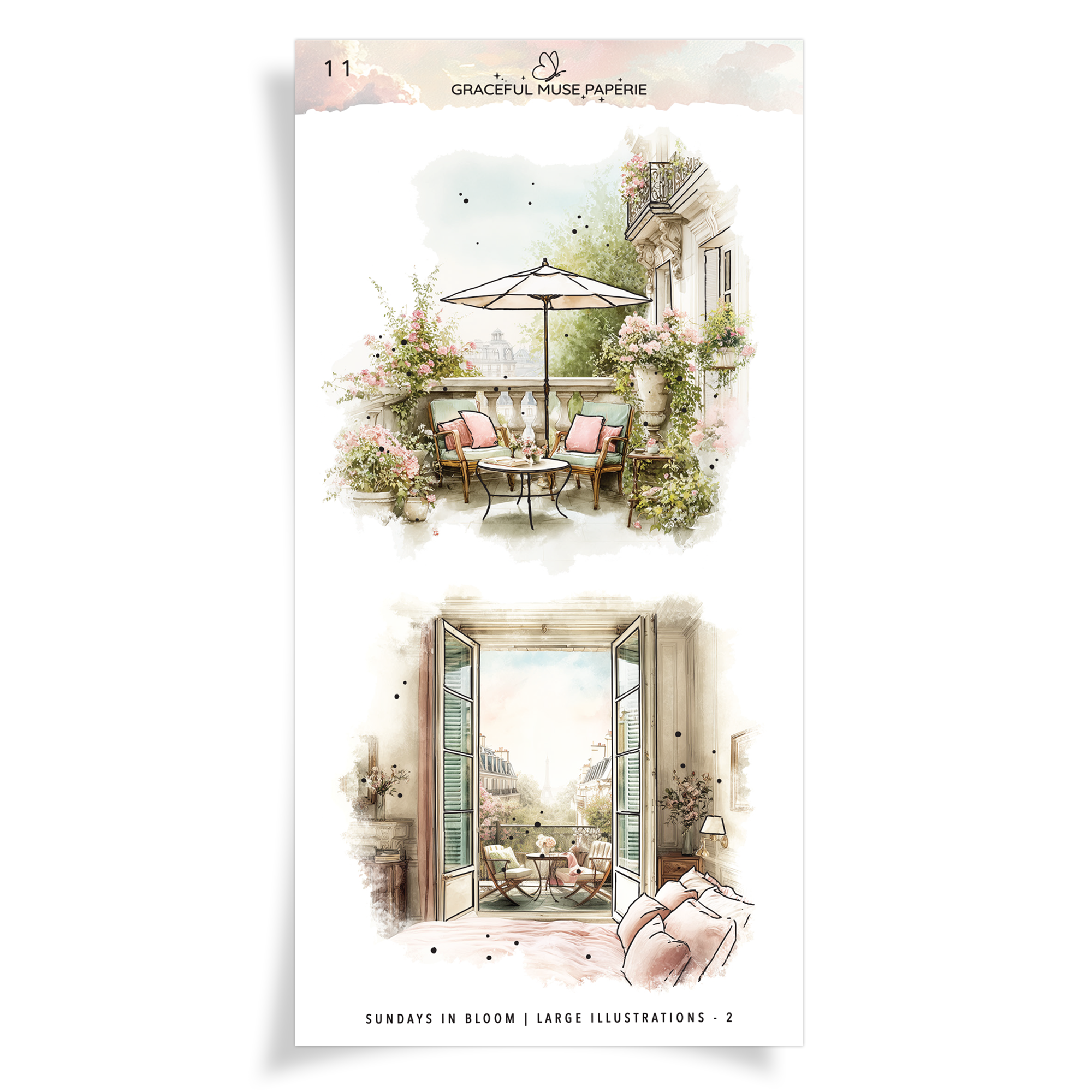 Large Illustrations 2 - Sundays in Bloom