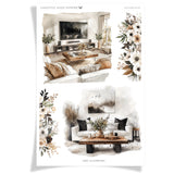 Large Illustrations - Autumn Days - FOILED