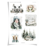 Illustrations 1 - First Snow - FOILED