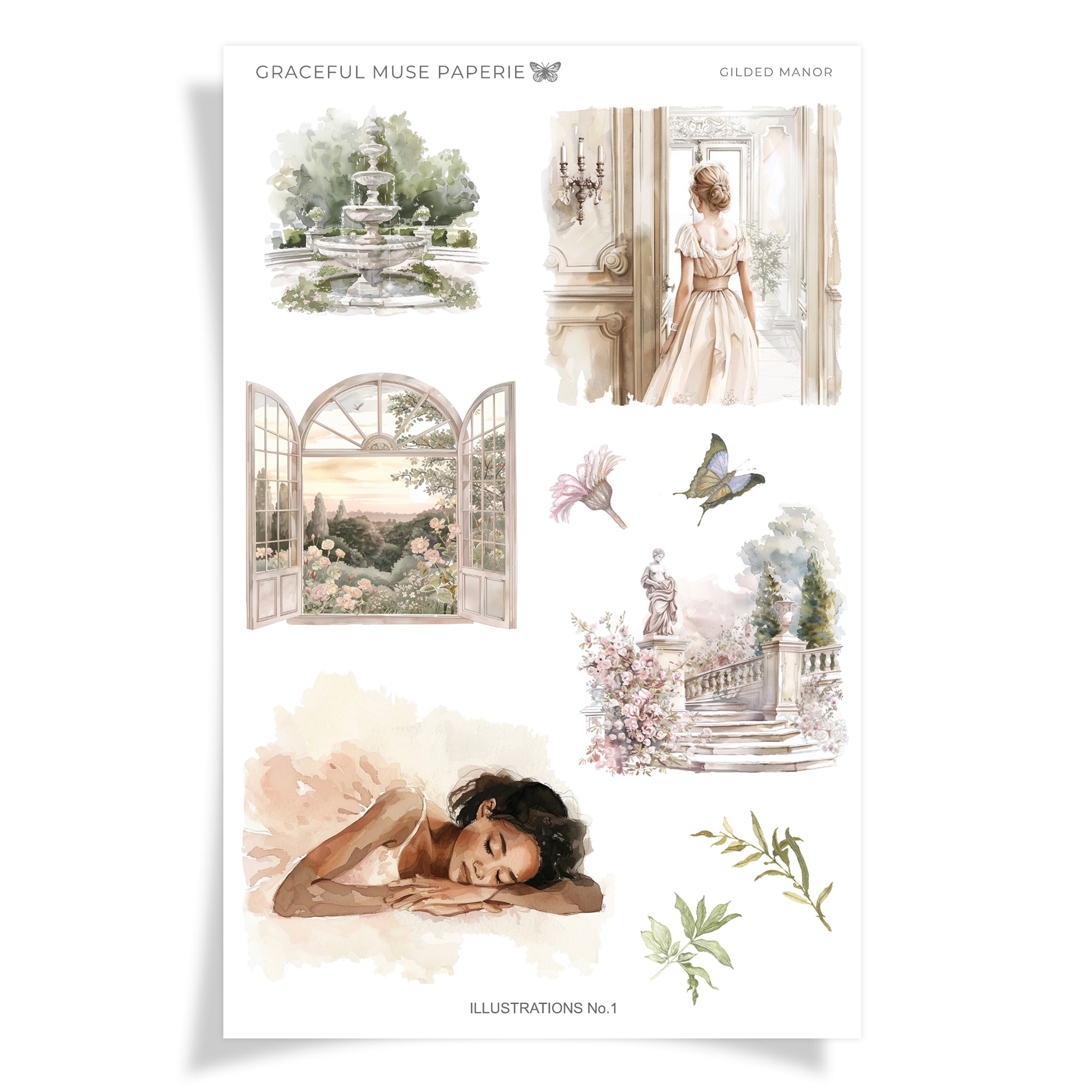 Illustrations 1 - Gilded Manor