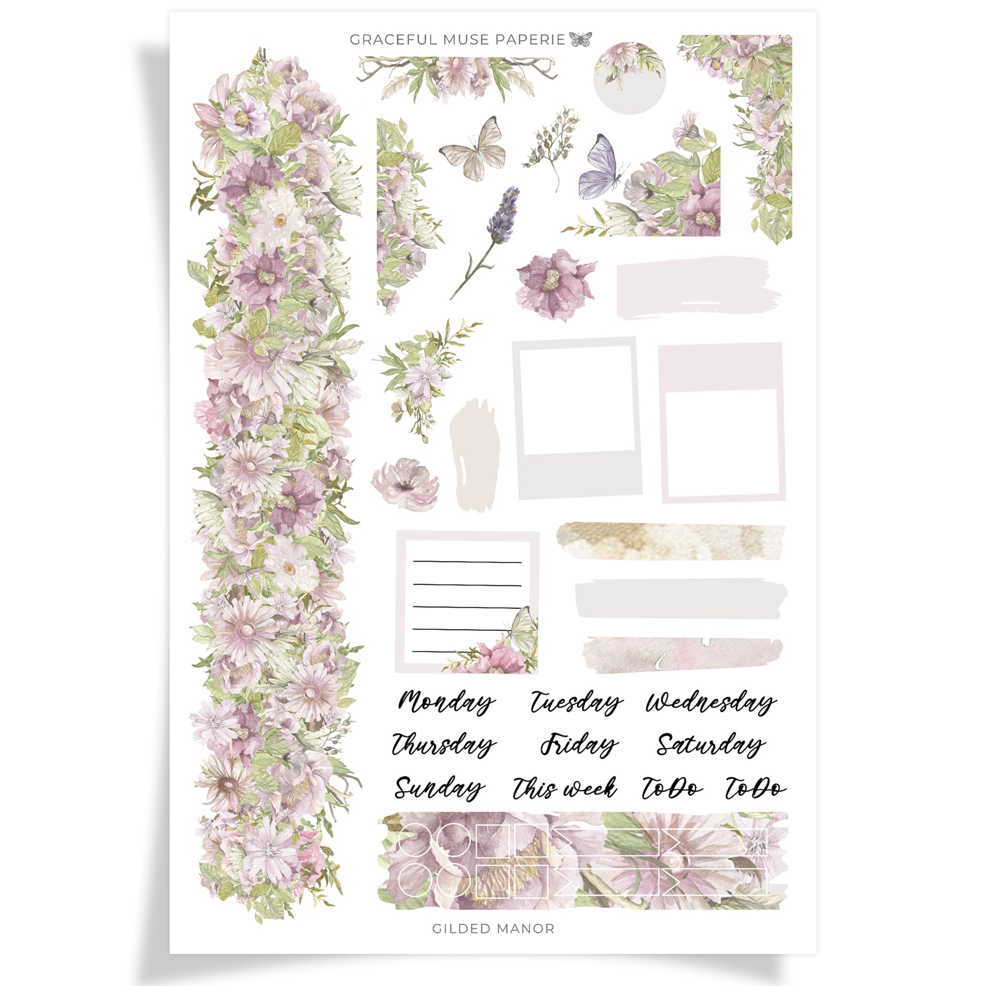 Gilded Manor | Journaling-Kit