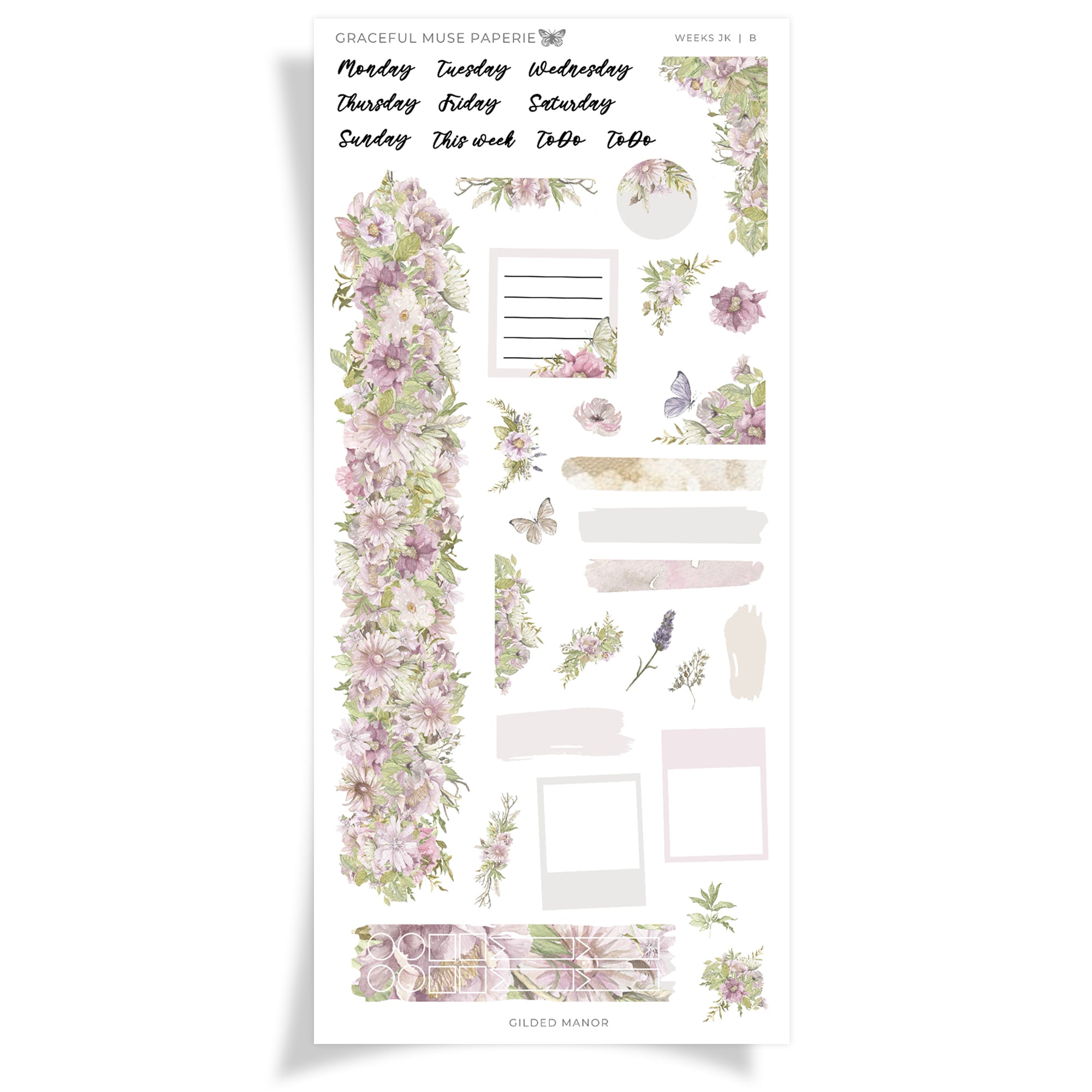 Gilded Manor | WEEKS Journaling Kit