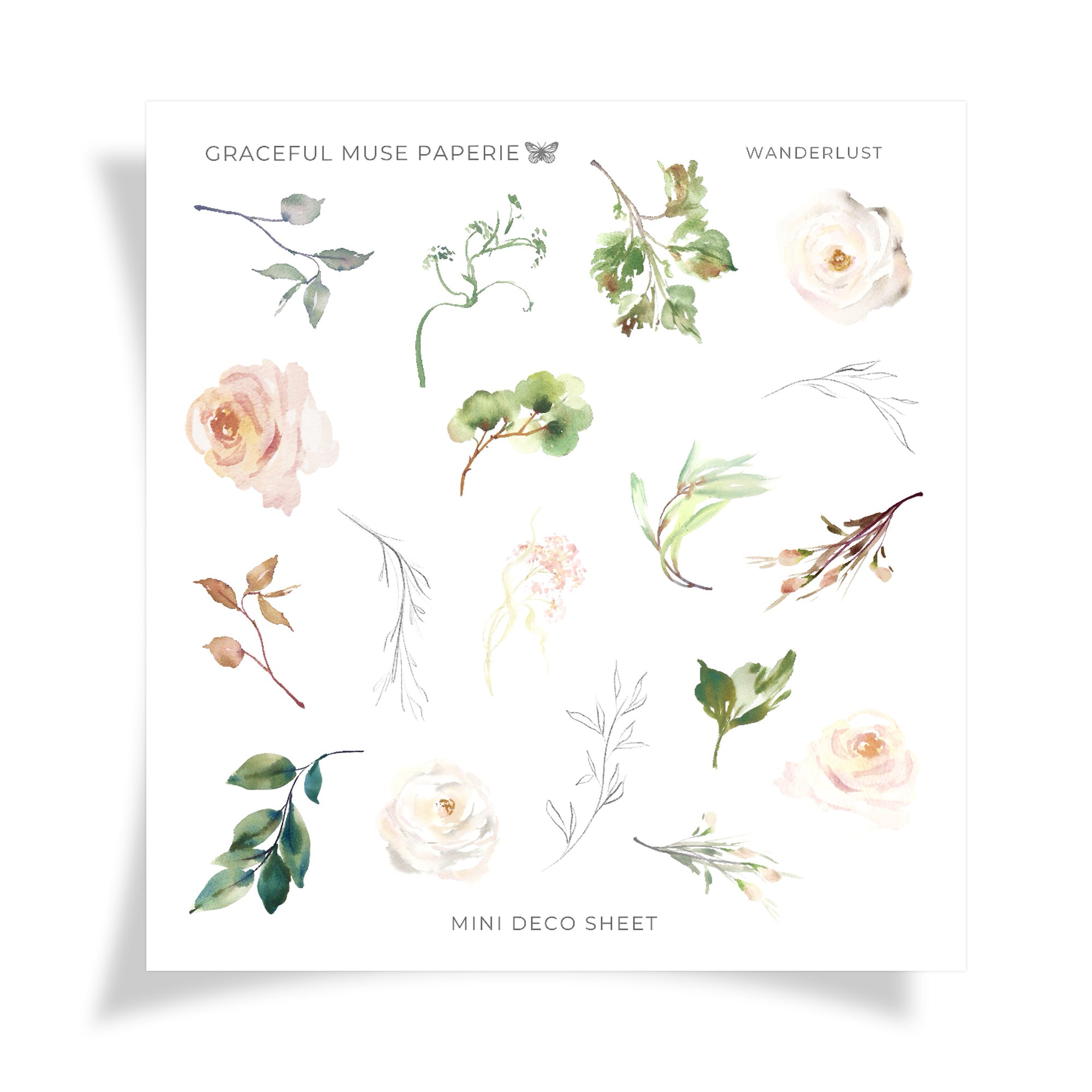 Mini Deco Sheet | Wanderlust