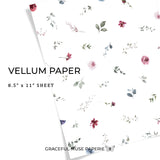 Merlot - Floral | Vellum